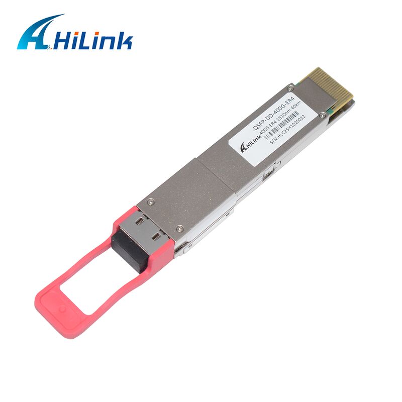 힐링크 400G QSFP-DD ER4 광적 송수신 모듈 40km 전송 및 OMA 감도 <-14dBm RoHS 컴플라이언스
