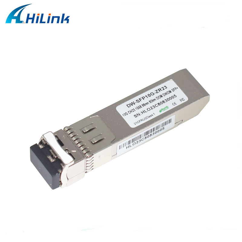 힐링크 10Gb SFP+ DWDM SFP 100GHZ CH17~61 옵션 80km 트랜시버 광 모듈 듀플렉스 LC 상업용 산업용
