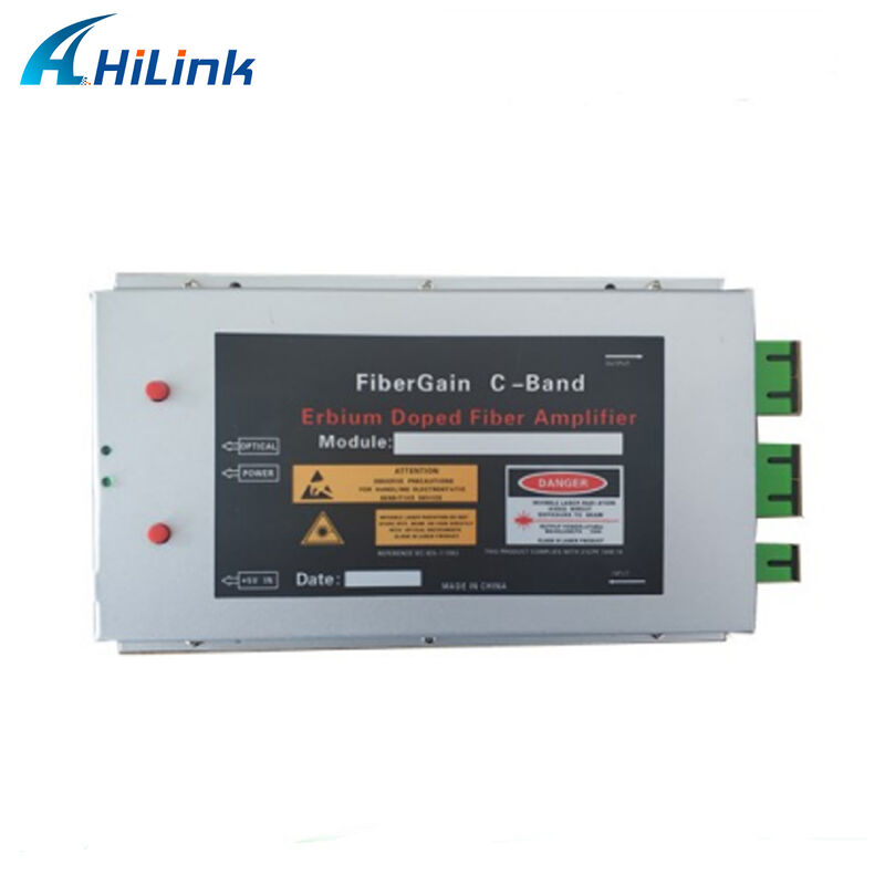 힐링크 미니 타입 EDFA 1550nm 15dBm 1 입력 1 출력 CATV 빌딩 통신 ERBIUM-DOPED FIBER AMPLIFIER
