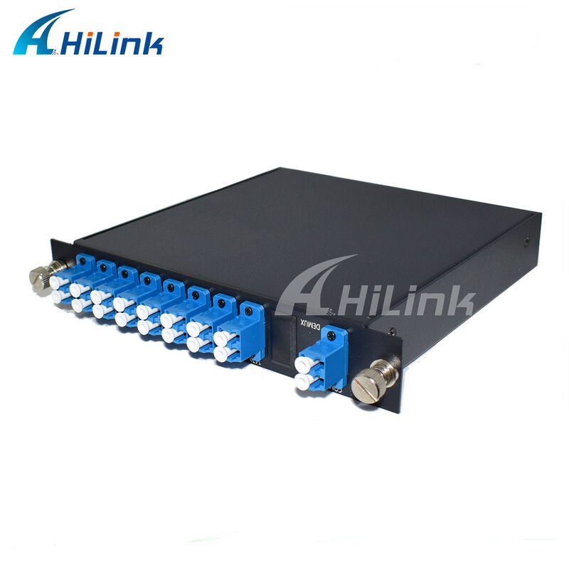 8개 CWDM 채널 1470-1610nm Mux Demux(모니터 및 확장 포트 듀얼 파이버 LC/UPC 포함)