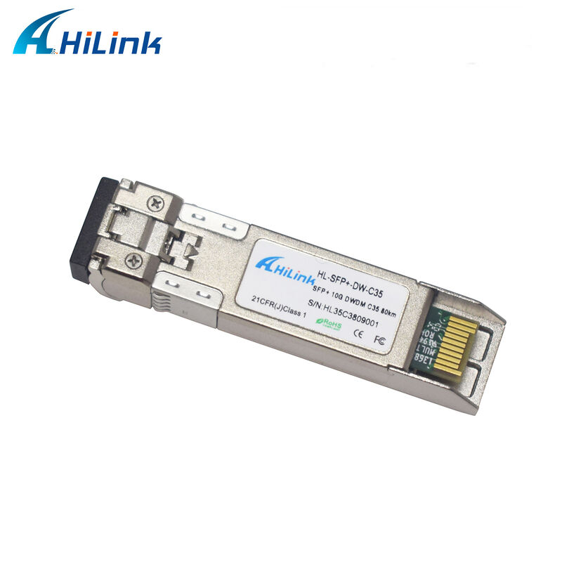 10G SFP+ DWDM 트랜시버 80km 100km CH17~61 120km CH20~55 100GHz 산업용 상업용 온도