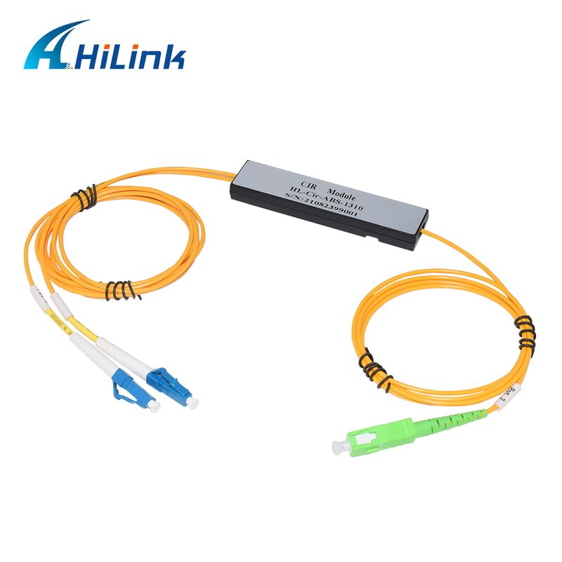 HL-Cir-1310 3포트 광순환기 포트1&포트3-LC/UPC 포트2-SC/APC 1310nm/1550nm/1610nm 데이터센터용 ABS 박스