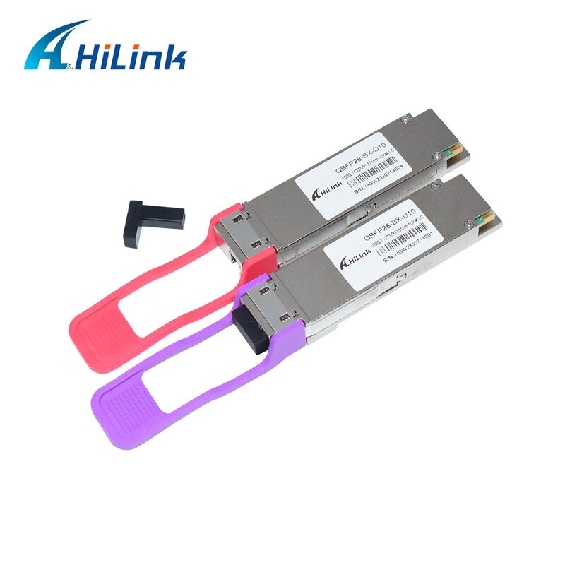 힐링크 HL-QSFP28-100G-UD-10 100Gb/s QSFP28 LR BIDI 10km 싱글 람다 광 수신기 모듈