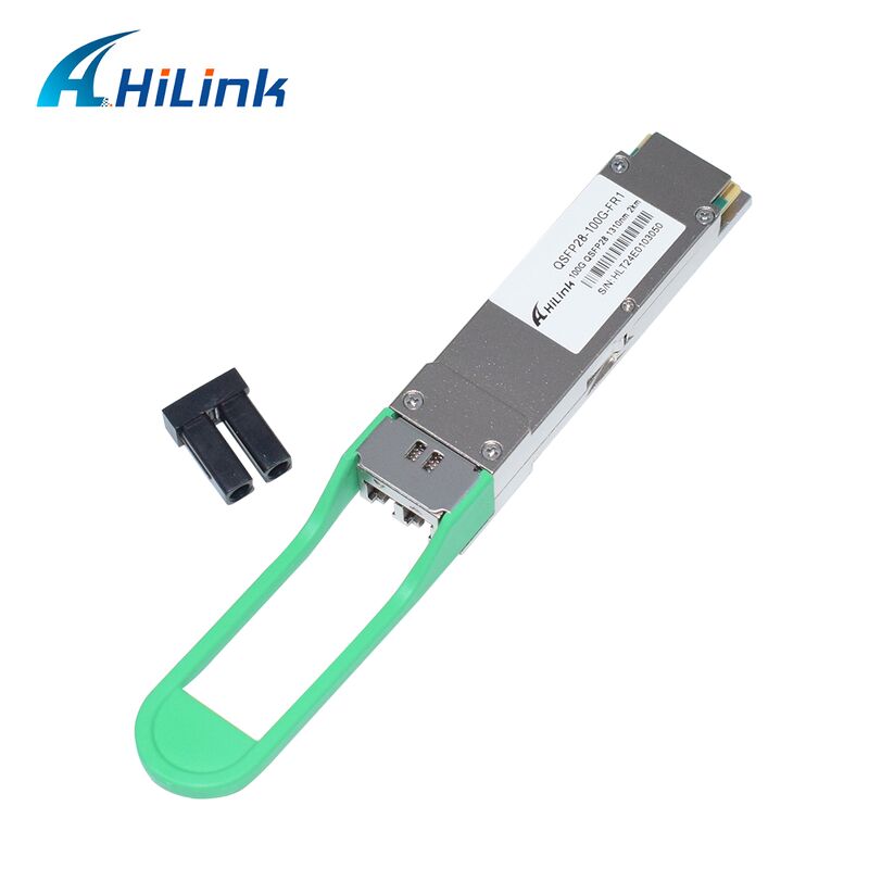 HL-QSFP28-100G-FR1 100Gbps QSFP28 FR 단일 람다 송신기 2km 범위 광 송신기 모듈
