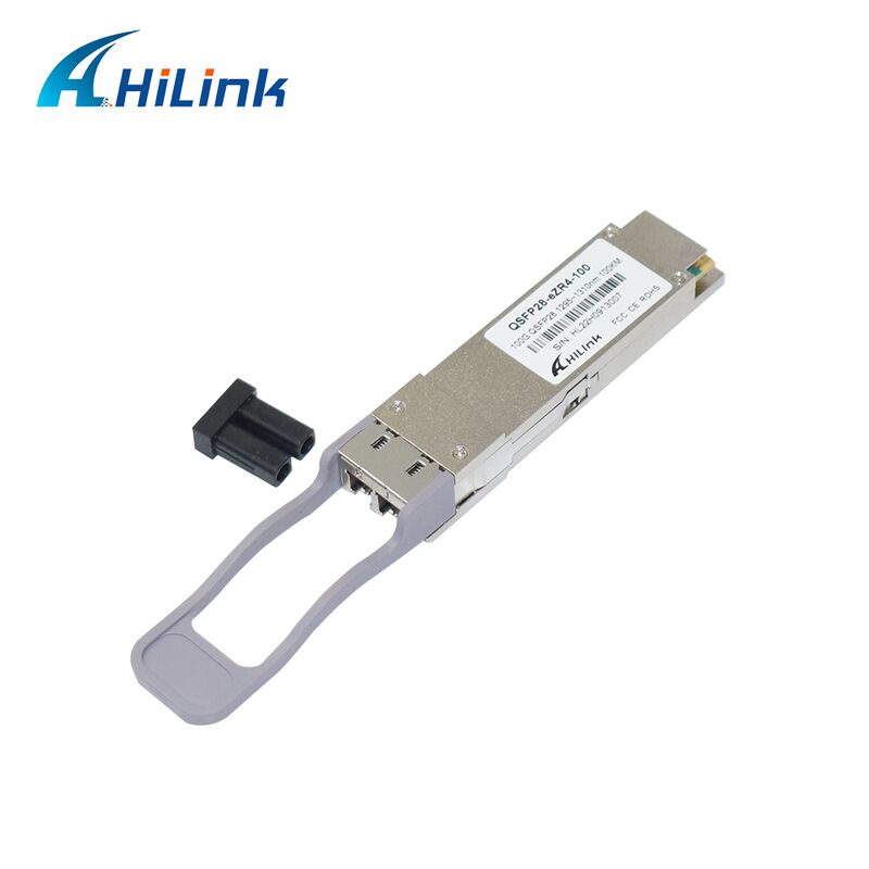 힐링크 100G QSFP28 광 트랜시버 모듈 (100km 거리, 100G 데이터 속도, ZR4+ 규격 준수)