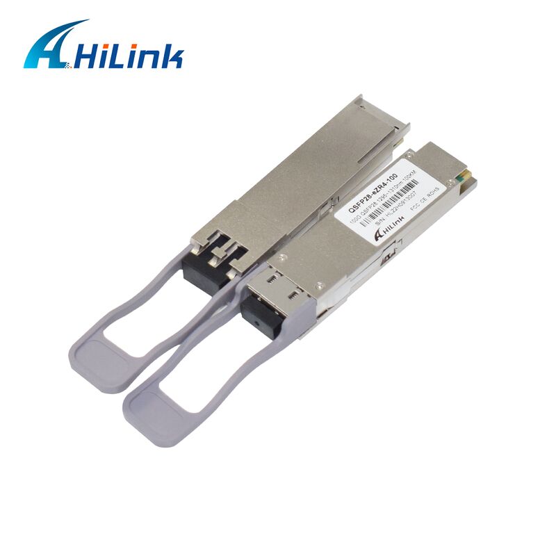 힐링크 100G QSFP28 광 트랜시버 모듈 (100km 거리, 100G 데이터 속도, ZR4+ 규격 준수)