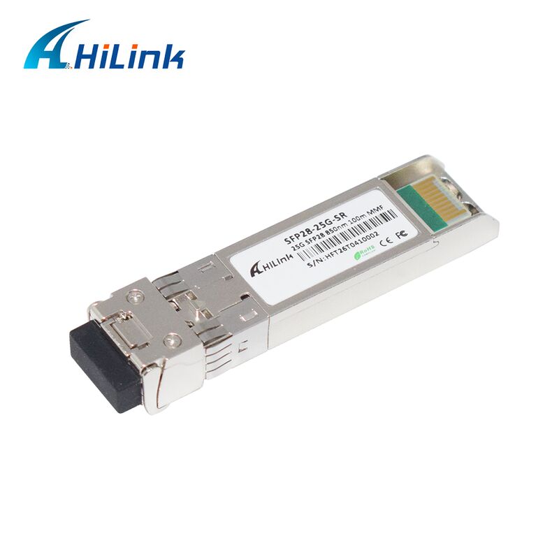 HL-SFP28-25G-SR 25G SFP28 SR 듀얼 LC 트랜시버 (25Gbps 데이터 속도, 100m 거리, 850nm 파장)