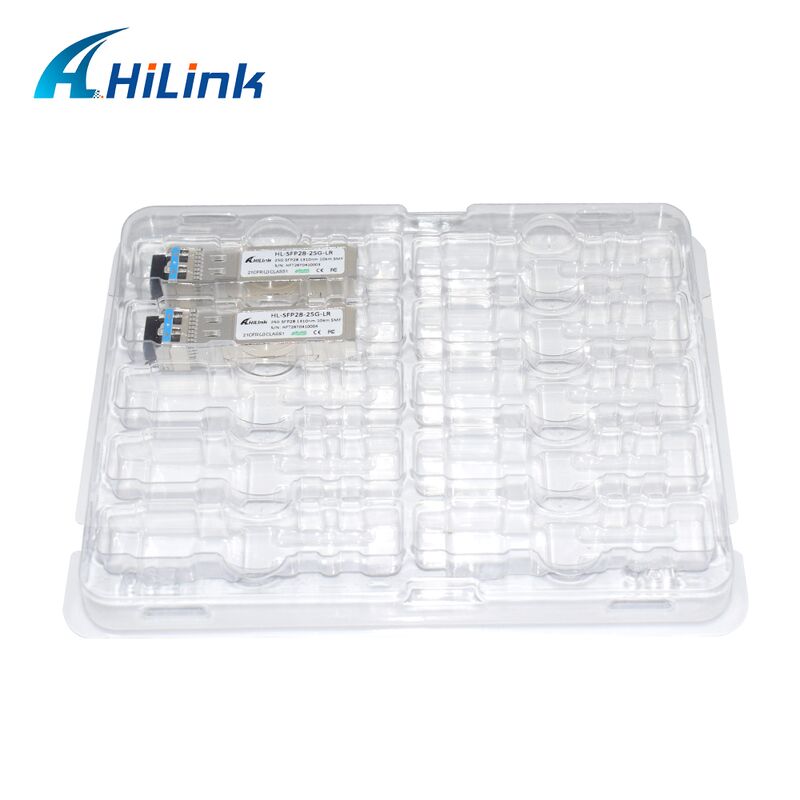 HL-SFP28-LR-10KM 25G SFP28 트랜시버 10km 전송 거리, 25.78Gbps 데이터 속도 및 낮은 전력 소비 <1.2W