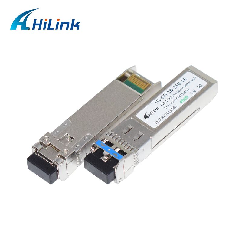 HL-SFP28-LR-10KM 25G SFP28 트랜시버 10km 전송 거리, 25.78Gbps 데이터 속도 및 낮은 전력 소비 <1.2W