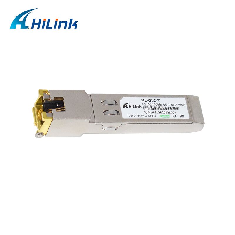 10/100/1000BASE-T SFP 트랜시버 구리 RJ45 GLC-T 기가비트 이더넷
