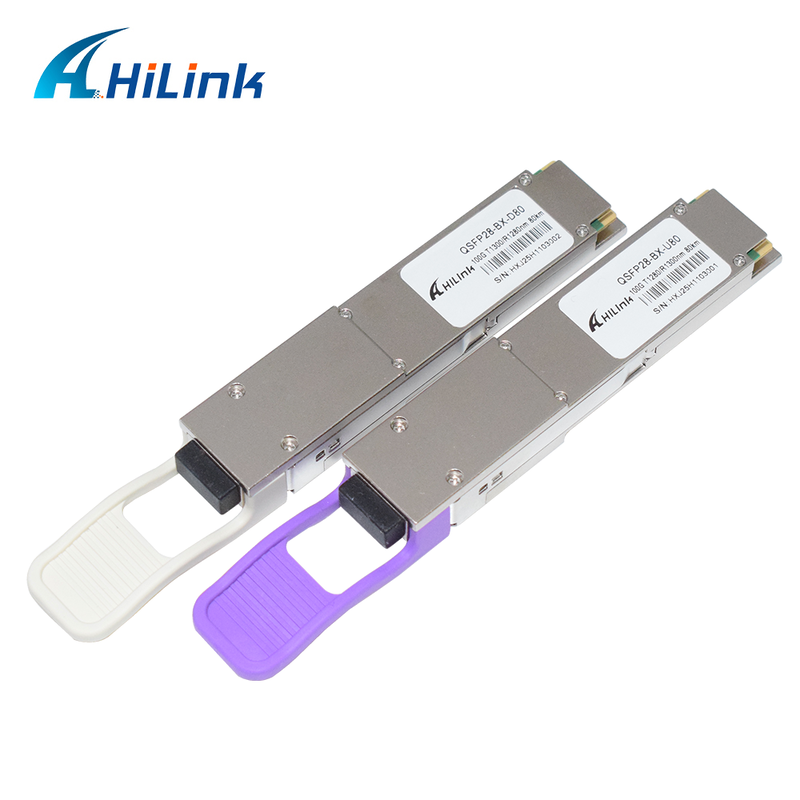 하이링크 QSFP28-BX 100Gb/s 80Km BIDI 광 수신기 모듈