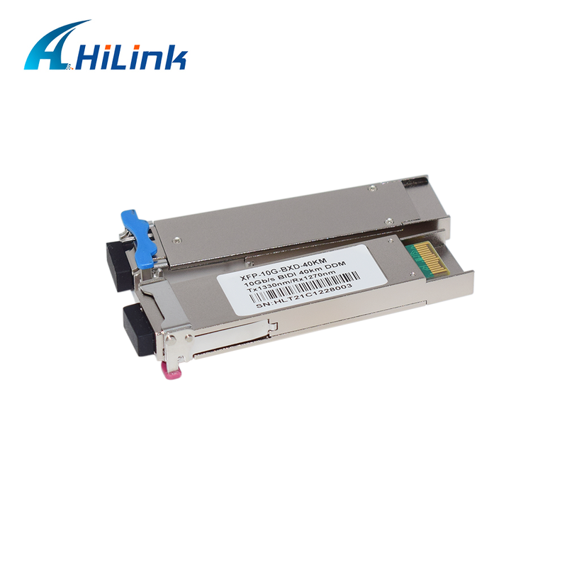 고속 데이터 전송을 위한 40km 도달 범위 및 DDM 기능을 갖춘 10Gb/s XFP 양방향 트랜시버