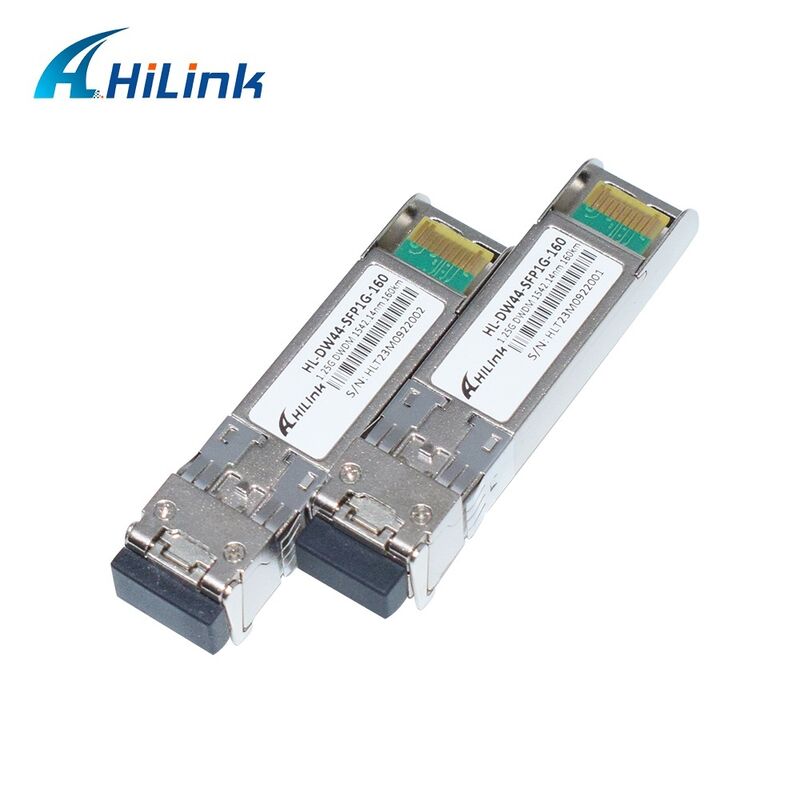 힐링크 호환 1.25G DWDM SFP 광 수신기 듀플렉스 LC 커넥터 40km/80km/120km/160km 거리에