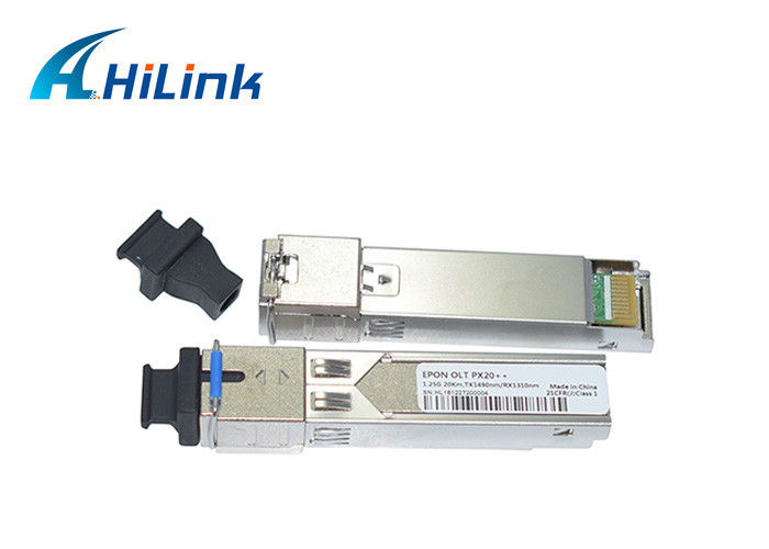 ZTE 또는 화웨이로 적합한 SFP 모듈 송수신기  옵틱 히링크 1.25g 에폰 OLT PX20++ 20 킬로미터