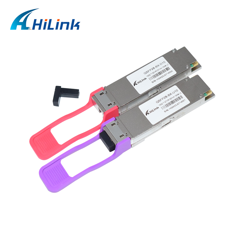 QSFP28 100G BIDI 10KM 광 송신기 SMF 심플렉스 LC 커넥터 DDM 1271/1331