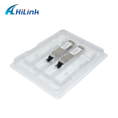 QSFP28 100G 광 송수신기 모듈 ZR4 ZR4+ 100 킬로미터 1310nm SMF 두 부분으로 되 LC QSFP 그빅 DOM