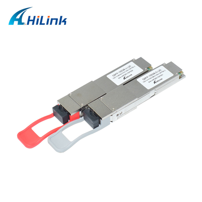 LC 단순한 비디 QSFP28 송수신기 1280/1310nm 4WDM 20KM 단일 파이버 단일모드 DDM