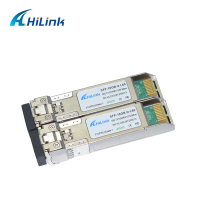 10G 60KM SFP+ 송수신기 모듈 BIDI 60KM SFP+ 10G-ER4-60KM SMF 1270nm/1330nm