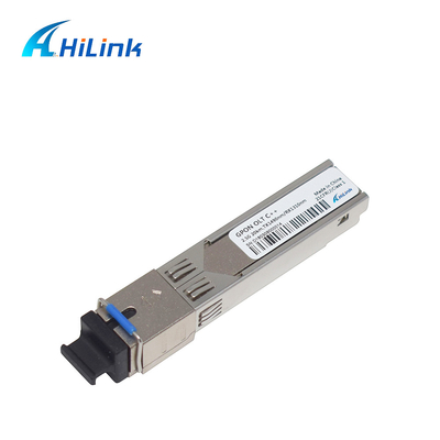 GPON OLT C++ SFP 모듈 2.5G 20 킬로미터 TX 1490nm 2.488Gbps RX 1310nm 1.244Gbps SFP BIDI SC / UPC