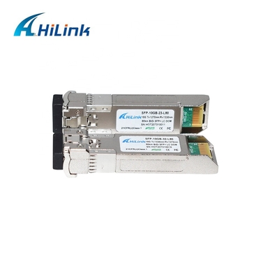 10GBASE BIDI 1490/1550nm SFP+ 10G 이더넷 광섬유 송신기 단일 SFP+ BIDI 10G 80KM