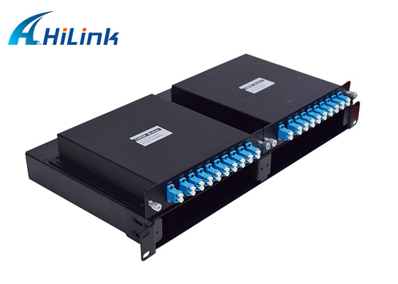 18채널 WDM 솔루션 CWDM MUX 1U 랙 SC FC LC APC UPC PC
