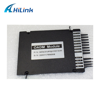 SC / APC 인터페이스와 1CH 듀얼 섬유 광학 모듈 DWDM OADM